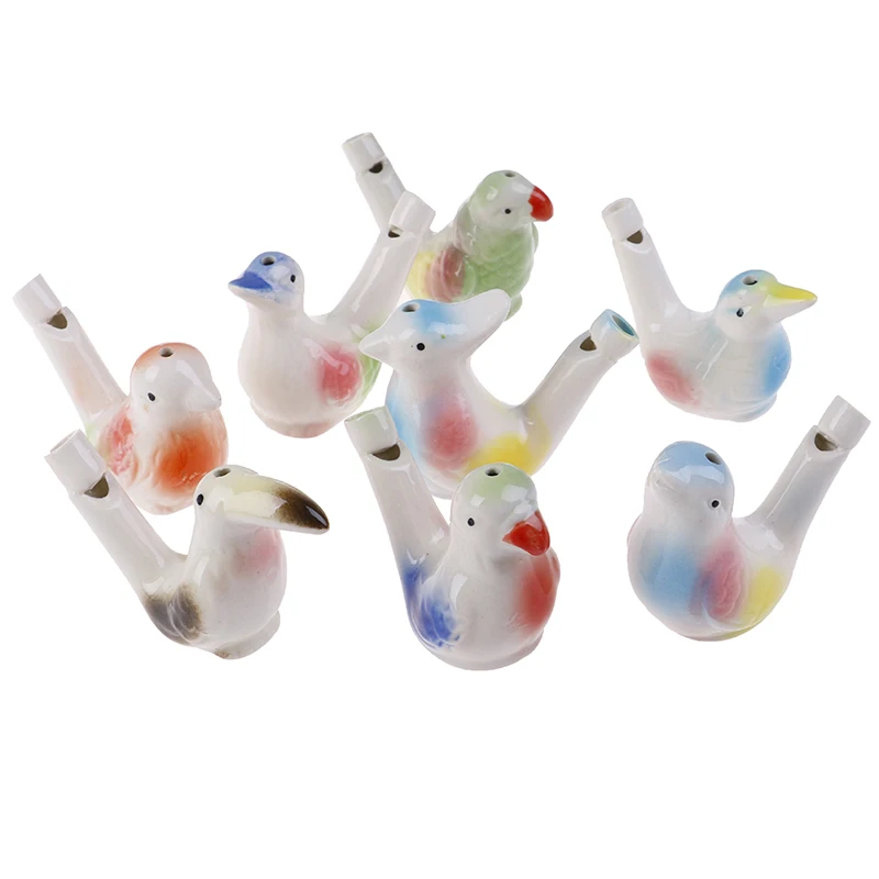 1Pc Chinese ceramic water bird whistle kids baby funny novelty musical toys