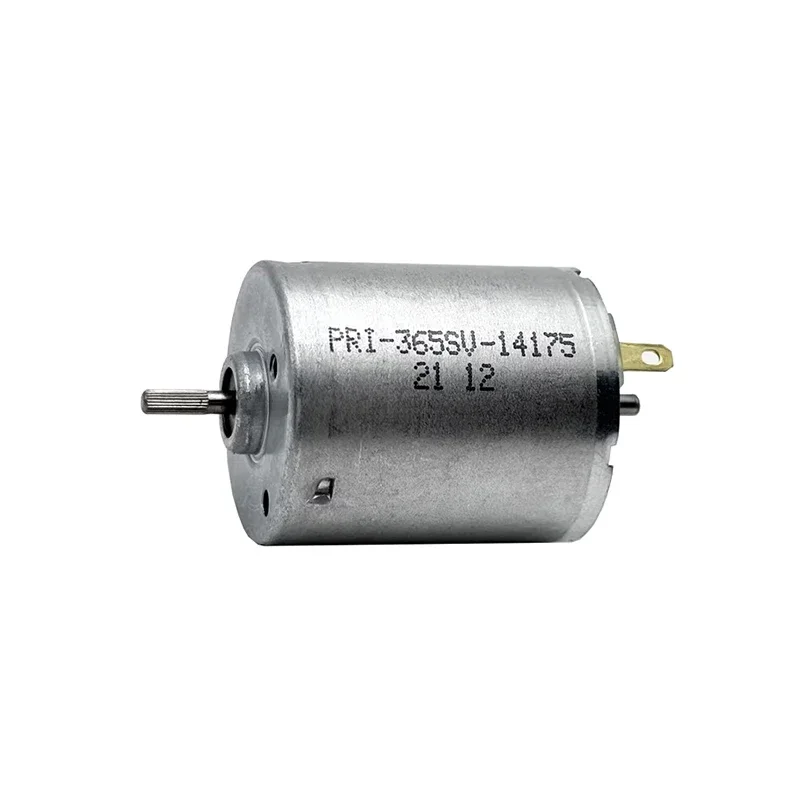 PRI-365SV-14175 Micro 365 Motor Dual 2.3mm Shaft DC 12V 14.4V 18V 24V 10500RPM Mini 28mm Electric Motor DIY Home Sweeper Robot