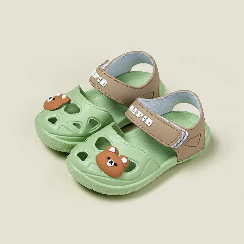 Boys Girls Summers Sandal Cartoon Pattern Hole Sandals Children's Beach Shoes