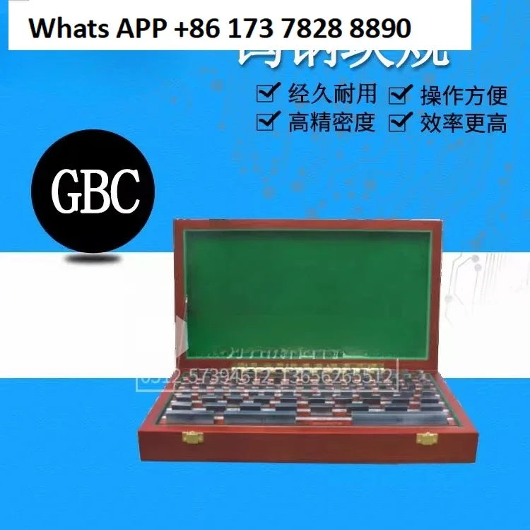

Genuine sales 55090 GBC steel block gauge 32 pieces/47 pieces/87 pieces/112 pieces