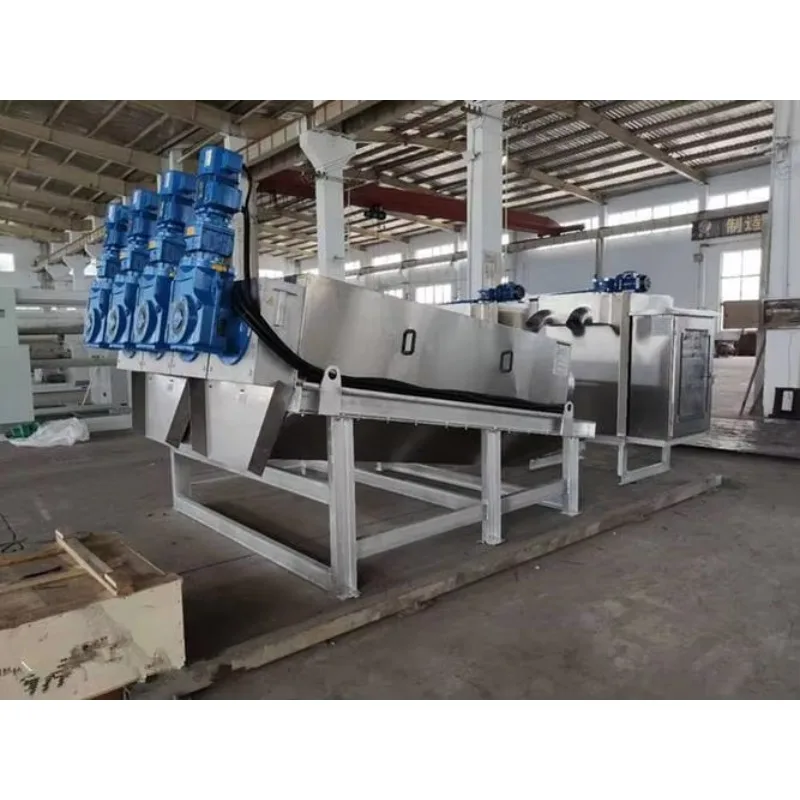 Multi-disc Sludge Dewatering Machine Independent Control Cabinet Sludge Dehydration Equipment For Municipal Sewage Treatment