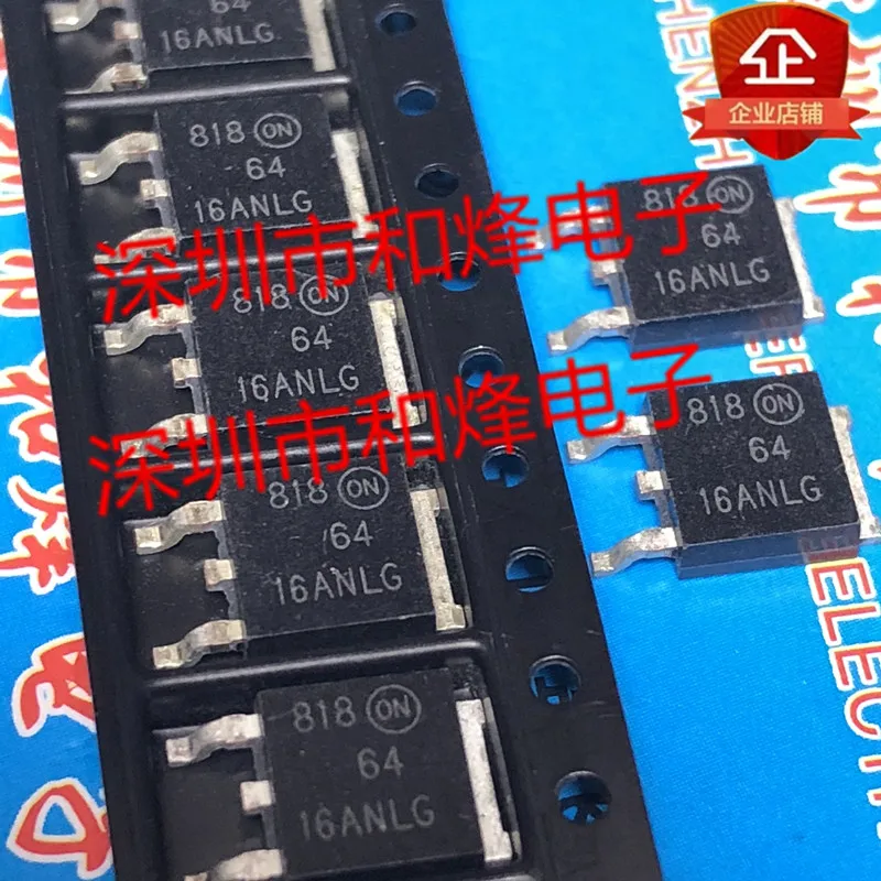 10PCS 6416ANLG NTD6416ANLT4G TO-252 100V 19A  in stock 100% new and original