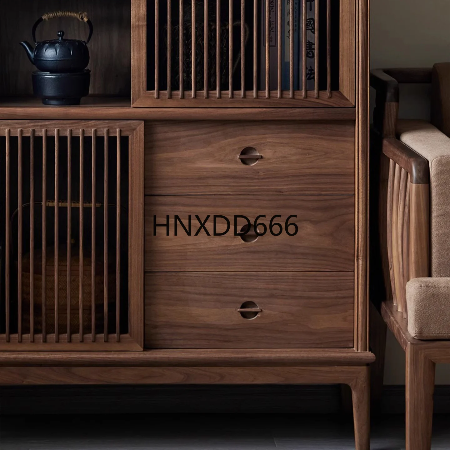 Neues chinesisches Bogu-Rack aus Walnussholz