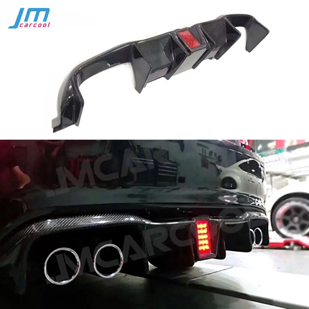 

For BMW 2 Series F87 M2 Coupe 2016 2017 2018 Carbon Fiber/FRP Rear Bumper Lip Spoiler Diffuser With LED light Car Styling