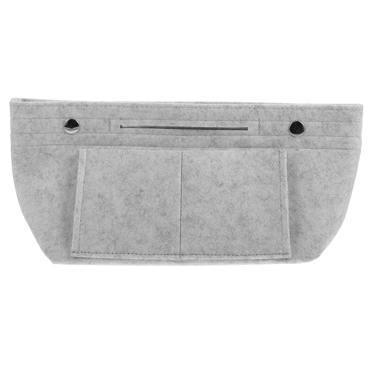 

1pc Large Capacity Folding Storage Bag For Women Multi-Pocket Travel Tote Organizer Sundries Storage Foldable Felt Bag