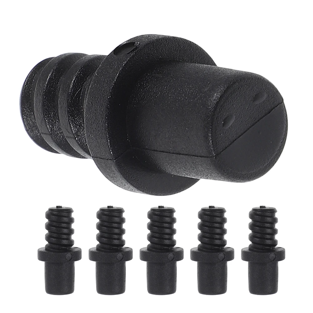 

6 шт. самоблокирующийся адаптер для ручки щетки для унитаза, винтовой разъем, легкая замена, прочные аксессуары для ванной комнаты для дома, публики