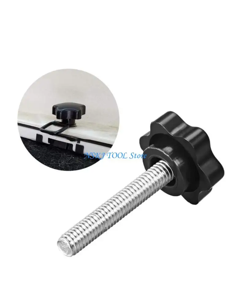 

L8RC 15Pcs Thumb Screw Clamping Handle Bolts with Plastic Knobs 32xM6/32xM8 Thread