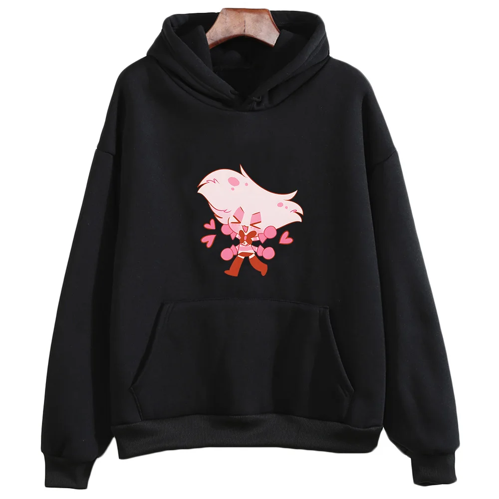 Angel Dust Hoodie Anime Print Harajuku Kawaii Sweatshirt with Hooded Fleece Cute Clothing Women Moletom Cartoon Soft Pullovers