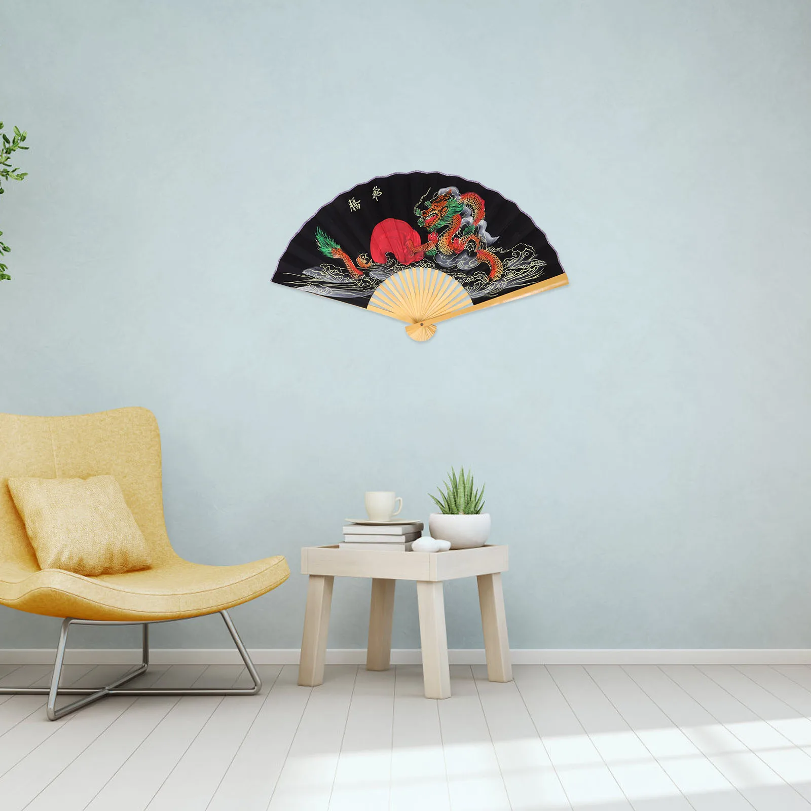 

Large Folding Fan Wall Decor Chinese Craft Home Wall Hanging Pendant For Photography Studio Party Background Oriental