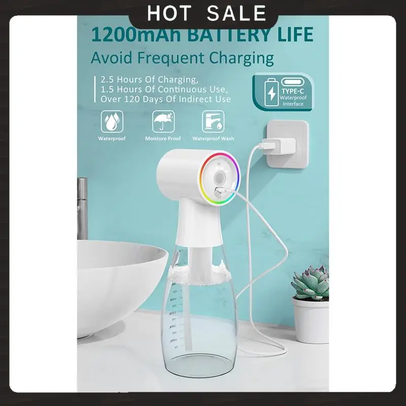 24-Hour Delivery Electric Foaming Shampoo Dispenser Waterproof Multifunctional Soap Dispenser For Window Cleaning Bathing Toilet