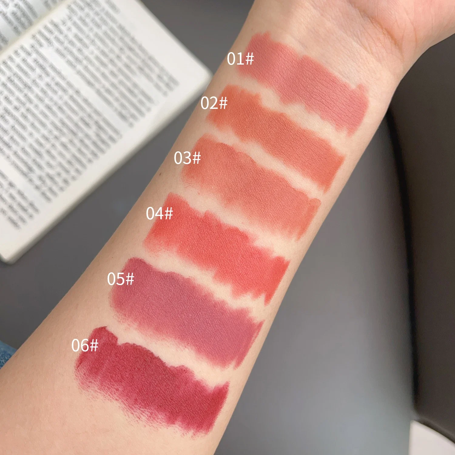 Braun Rot Kreide Lippenstift Bleistift Matte Wasserdicht Contouring Lip Liner Stift Nebel Sexy Umriss Lippen Form Lipliner Make-Up Kosmetik