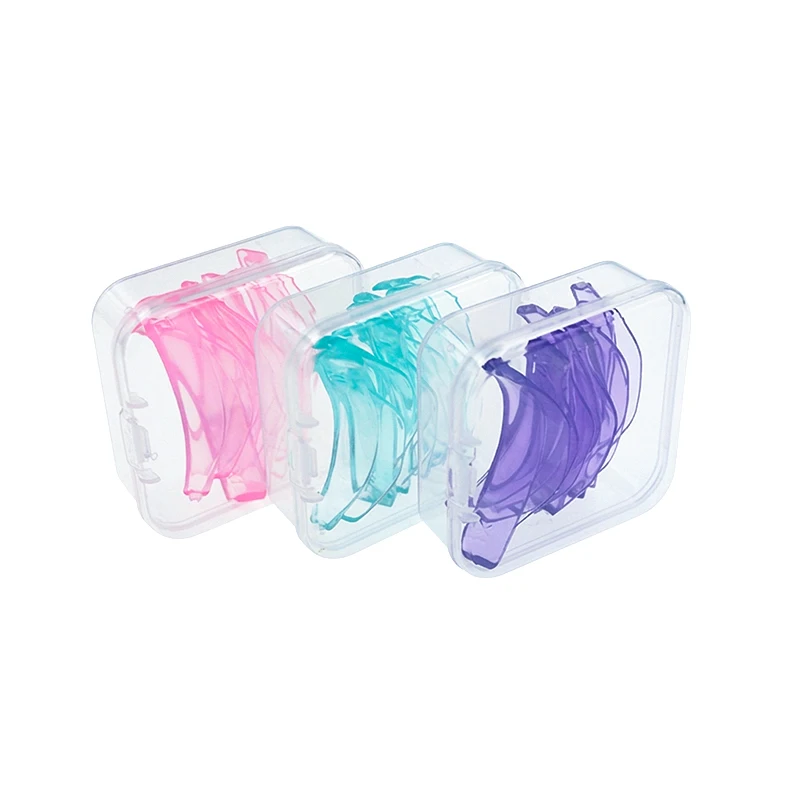 Crescent Silikon Wimpernlifting-Pads, Rosa, 4 Größen S/M/LXL, Wiederverwendbare Wimpernperm-Pads für Salon-Laminierung – Detail 6