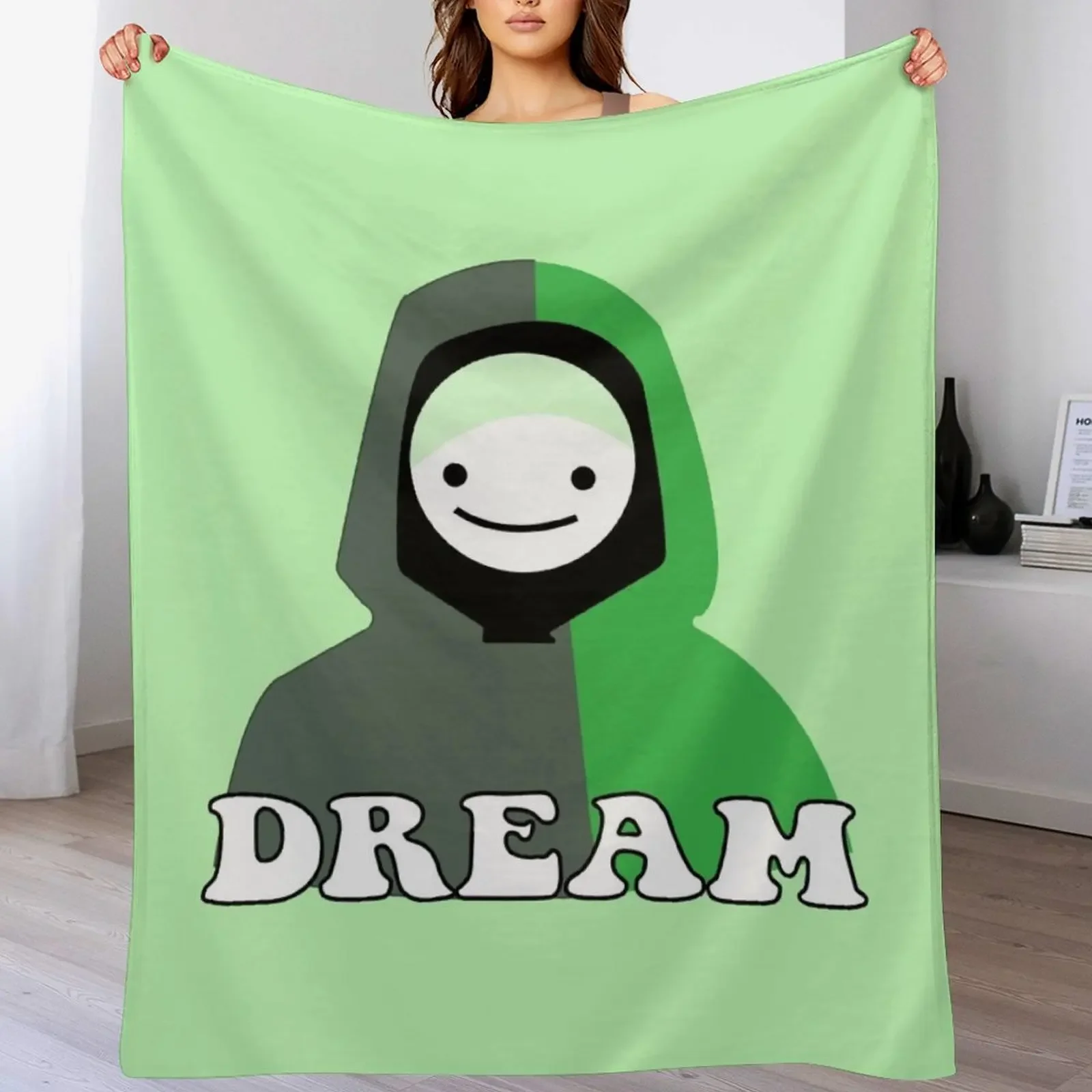 Dream SMP Throw Blanket Soft Solid Color Blanket for Couch Bed