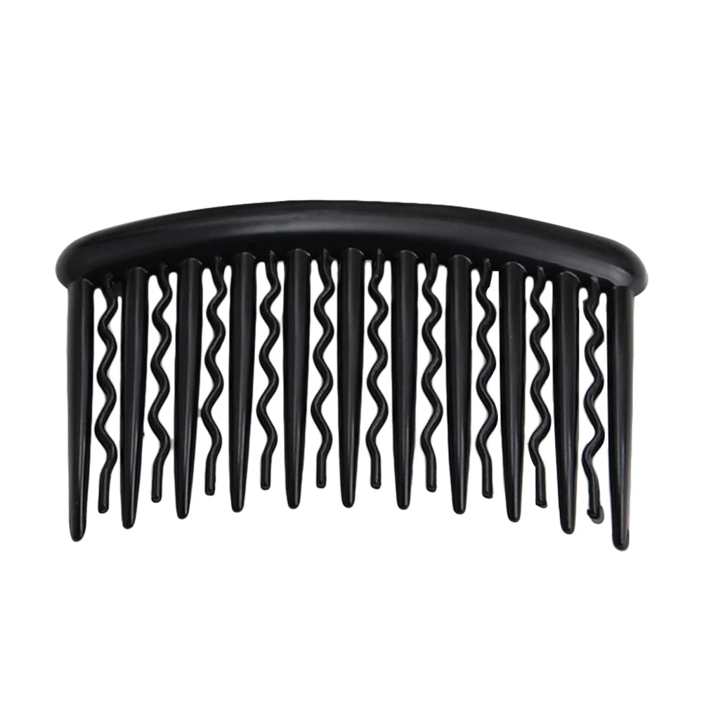 

12Pcs Plastic Hair Clip Combs Black Classic Small Side Insert Combs Strong Lightweight Hair Clips for Women Girls Everyday Use
