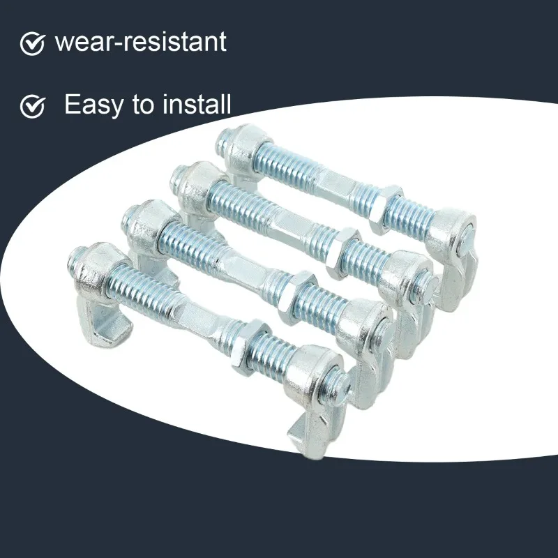 Rail Shipping Container Bridge Fittings Clamp, 4 Pcs, 280 mm Clamps fit for 20-foot to 40-foot Containers, Zinc Coated