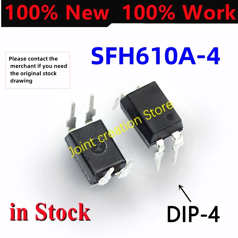 

【 5-100 шт. 】 100% оригинальная фотовспышка SFH610A 610A-4 SFH610 610A Φ DIP-4 DIP4 новая SOP IC