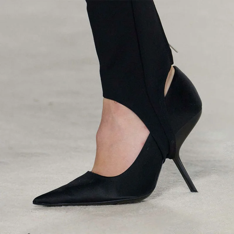 

Кожаные туфли-лодочки с острым носком в странном стиле, пикантные матовые кожаные туфли с острым носком, новые поступления, модная женская современная обувь