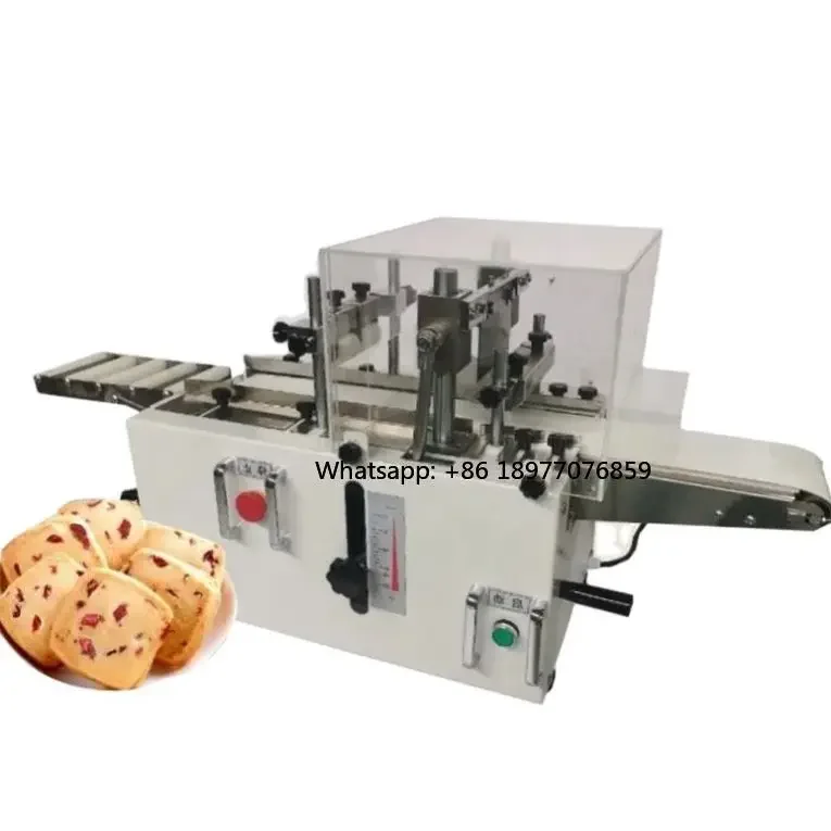 2026 Electric High Efficiency Food Cheese Cookie Dough Bread Stainless Steel Automatic Frozen Cranberry Slicing Biscuit Machine