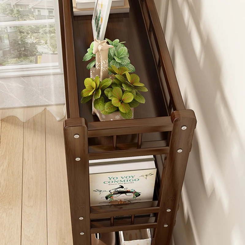 المنزل مكتب تخزين خزانة نقل متعددة الوظائف رفوف بسيطة تخزين خزانة شرفة الخيزران الأثاث Casiers Et Casiers MHSNJ