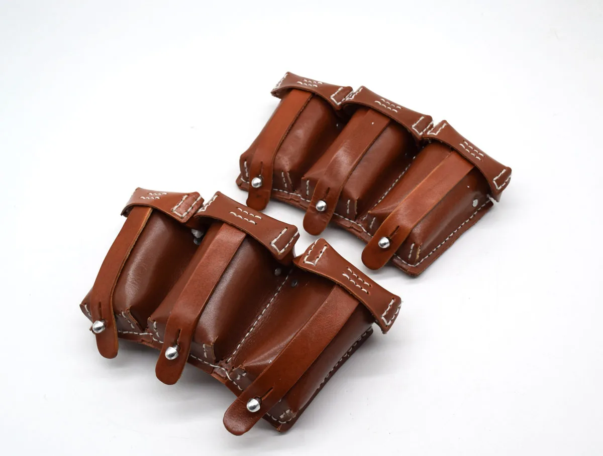 

Cosplay German Pair of style K-98 ammo pouch brown Reproduction