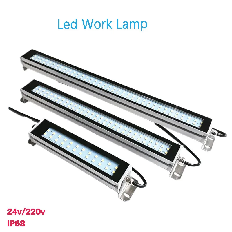 

Led Machine Tool Work Light Waterproof Oil-proof Explosion-proof Lamp 22CM 35CM 40CM 52CM 220V 24V Industrial Lamp IP68