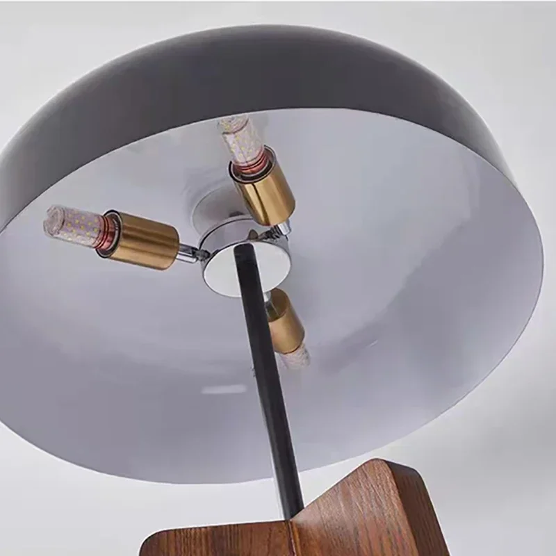Classical Floor Lamp Wood Lamp E27 Bulb Home Art Deco Atmosphere Lighting Hotel Bedroom Shop Farmhouse Light Fixture
