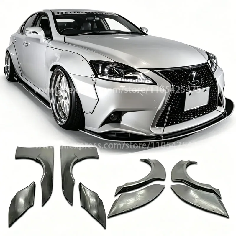 

Upgraded Wide Body Side Skirt Wide Fender Body Kit For LEXUS IS 200 300 SPORT 2006-2012