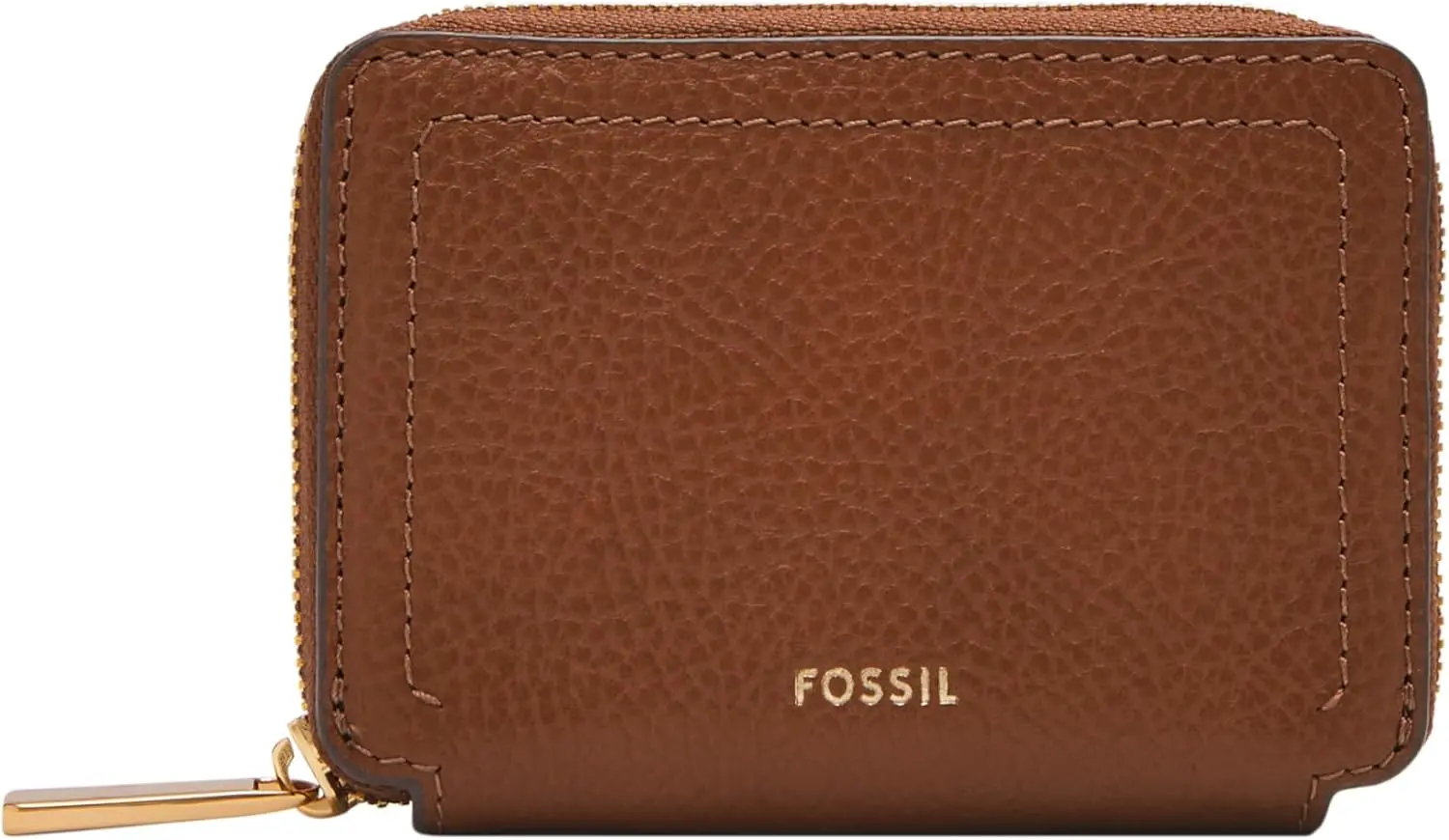 

Women's RFID Blocking Leather Zip Around Card Case Wallet with Multiple Slots