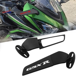 For SUZUKI GSXR 125/150/600/750/1000 GSX-R Motorcycle CNC rearview mirror fixed wing