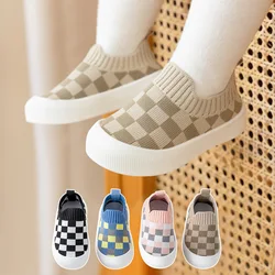 Baby Toddler Shoes Breathable Non-slip Soft Floor Socks Spring and Autumn Simple Cartoon Mesh Soft Soled Baby Shoes