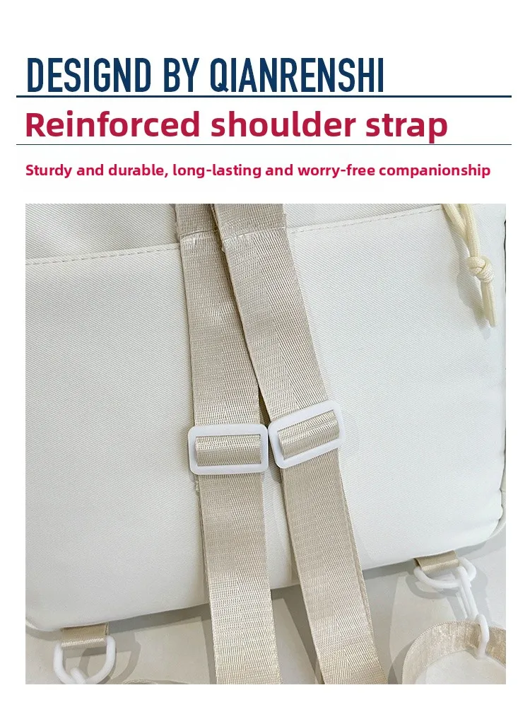 

Lightweight Japanese Sle Ins Wind Tutoring Bag for Girls Middle School Students Handheld Single oulder Bag Convenient Tra...
