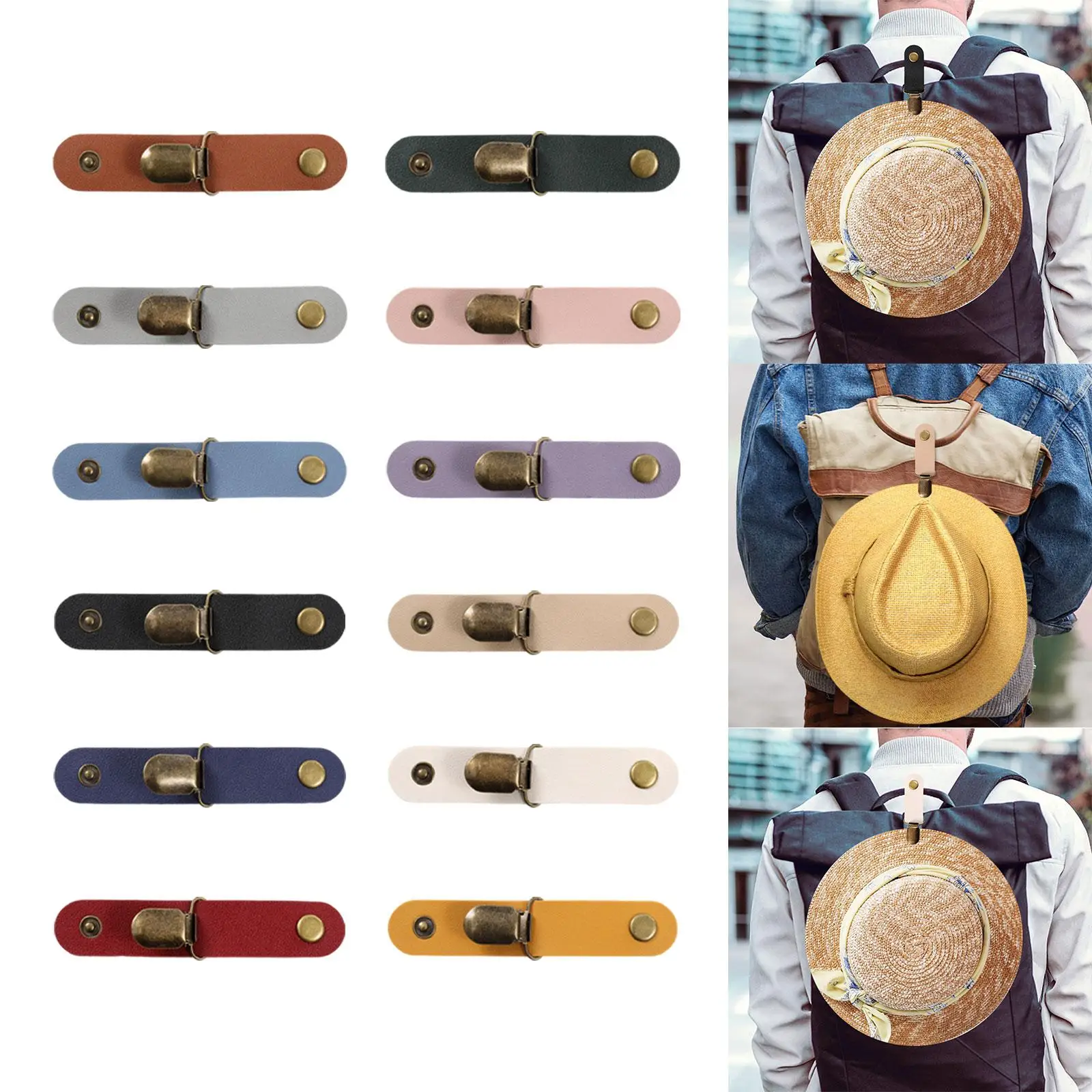 

Hat Clip for Hands Free Outdoor Portable Multifunctional Travel Hat Clip Hat