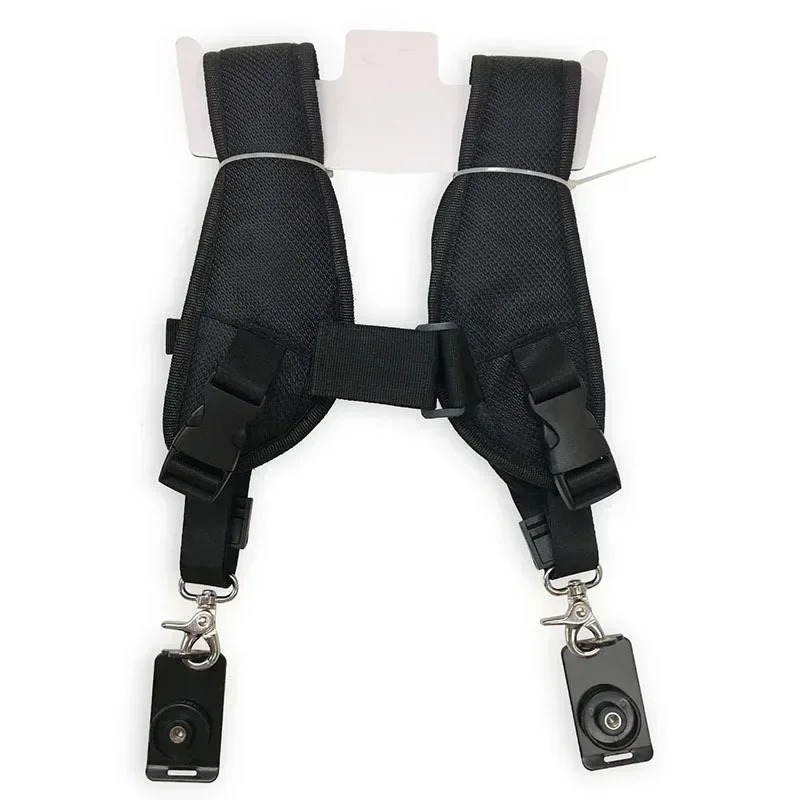 

Double Dual Portable Shoulder Camera Neck Strap Quick Rapid Sling Camera Belt Adjustment for SLR DSLR Digital Camera Accessories