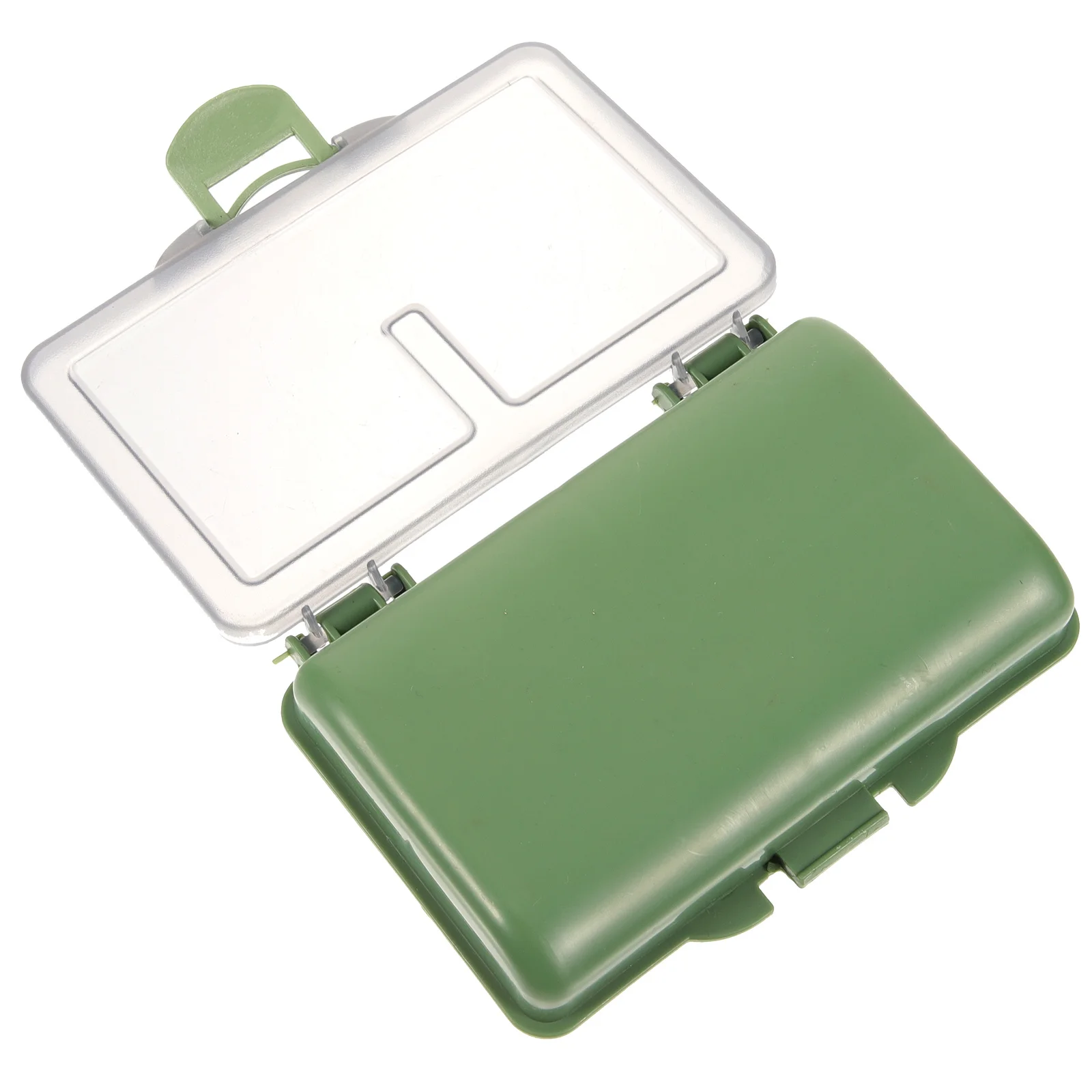 

s Fishing Tackle Box 4 Compartments Durable PP Large Capacity Bait Lure ganizer Storage Container Hooks Accessories