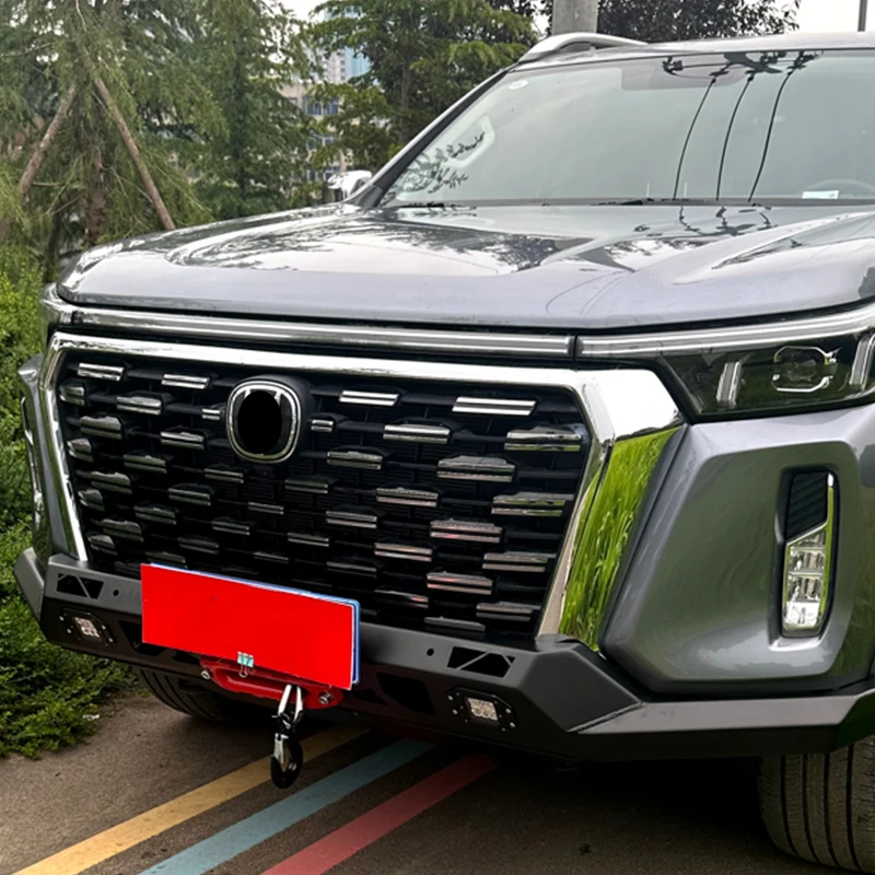 Universal 4x4 Black Steel Car Accessories Front Bumper Bull Bar Car Bumper for 2024 Changan Hunter Plus Pick up