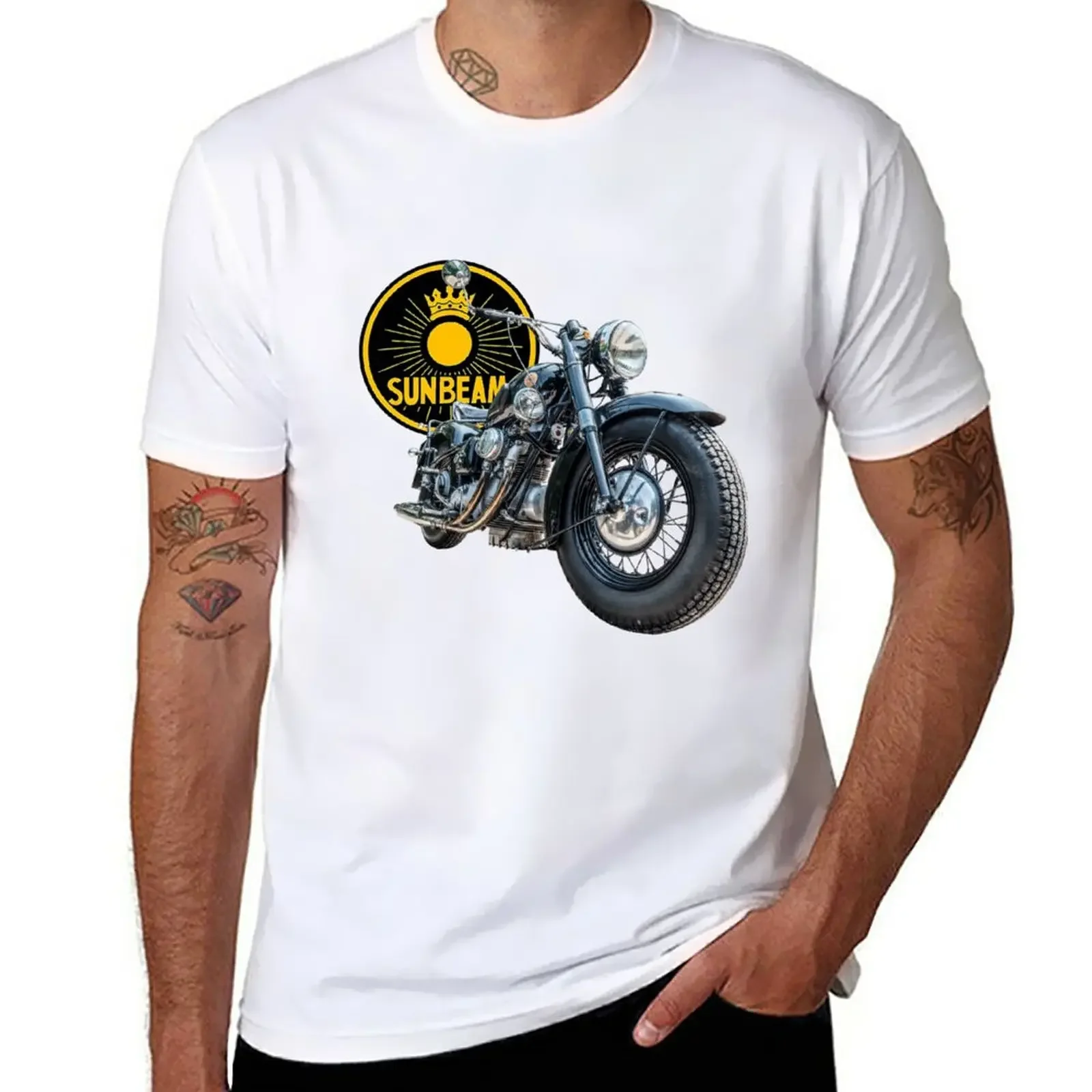 Sunbeam S7 500cc 1951 Motorcycle T-Shirt quick-drying sports fans big and tall t shirts for men