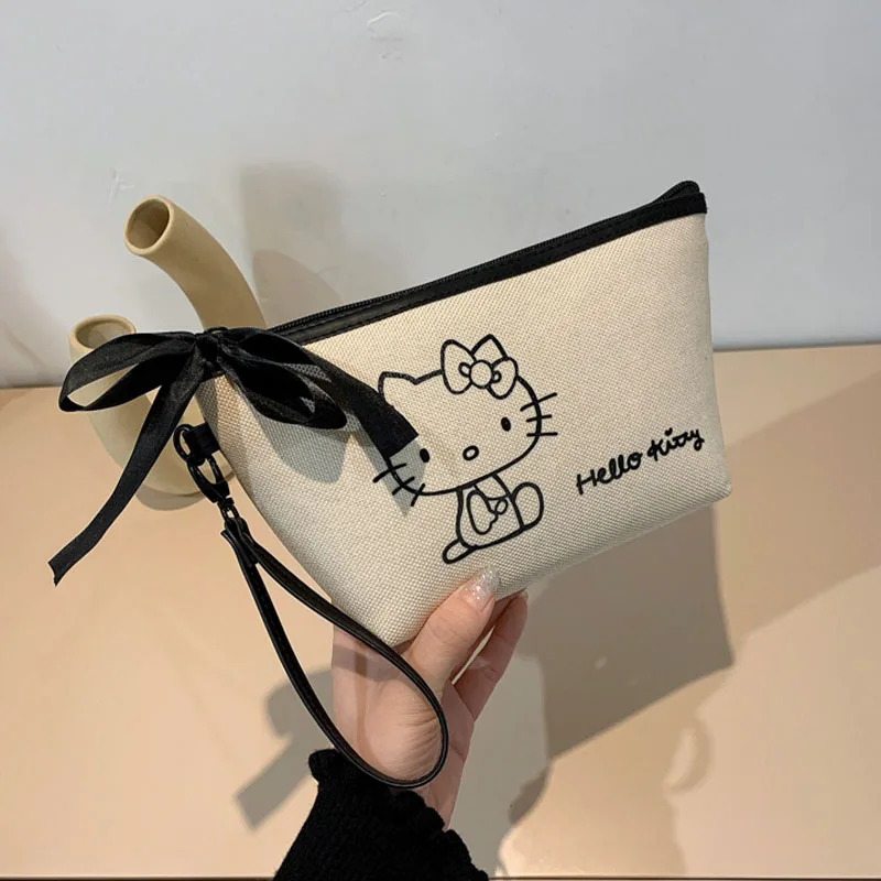 

Korean Beauty Bag Hello Kitty Portable Cosmetic Bag Coin Purse Storage Bag Women’s Bag Shopping Box Best-Selling Gifts for Women