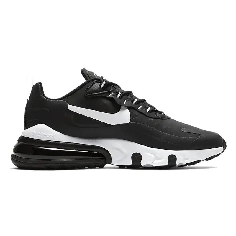 Nike-zapatillas Nike Air Max 270 React, zapatos negros, CI3866-004