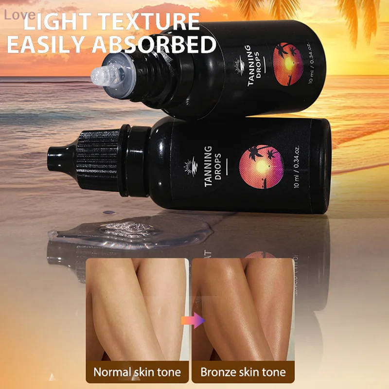 

[L&P] 1Pc DOLANJN Tanning Drops Moisturize Brighten Even Out Body Skin Tone Sunburn Repair Mild Coconut Tan Accelerator Cream