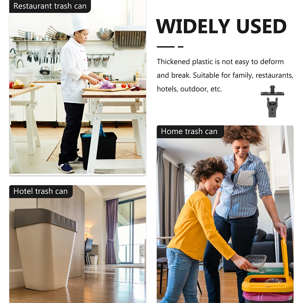 

1 Set Press Trash Latch Garbage Can Buttons Universal Push Buckles Replacement Parts Household Waste Bin Lock Latches Plastic