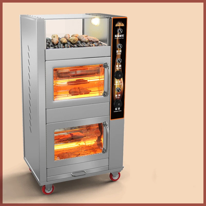 

Sweet Potato Baking Machine Automatic Commercial Street Electric Stove Corn Oven Stainless Steel Gas Roasted Stove Grilled