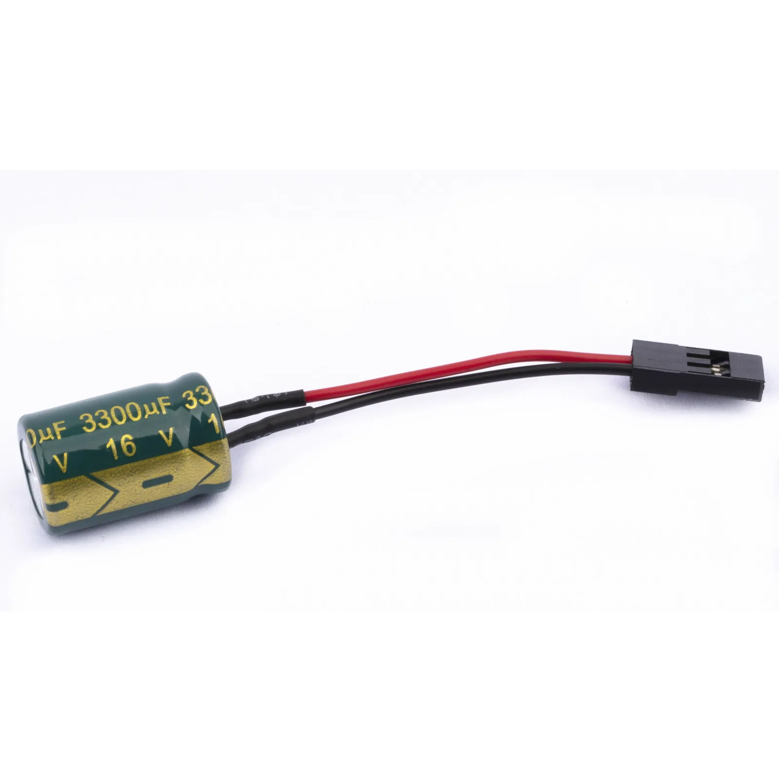 5 Stück 3300 UF 16 V Spannungsschutz A3 Flight Control Receiver Großer Kondensatorschutz mit Stecker für RC Drohnen FUTABA FLYSKY – Detail 6