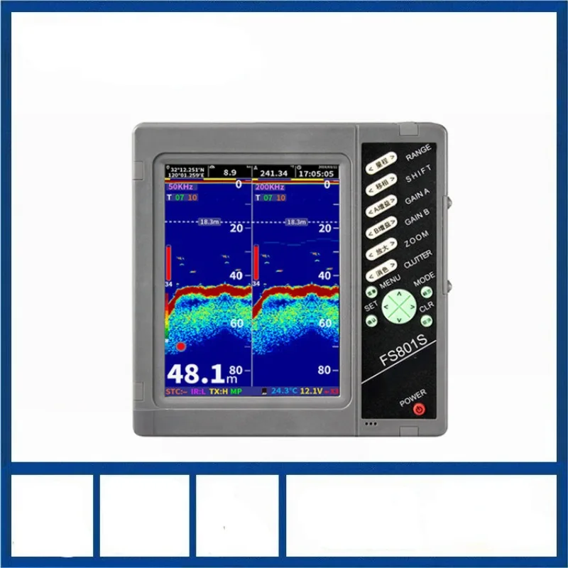 Fs801s Fish Finder Marine Fish Finder Dual-Band