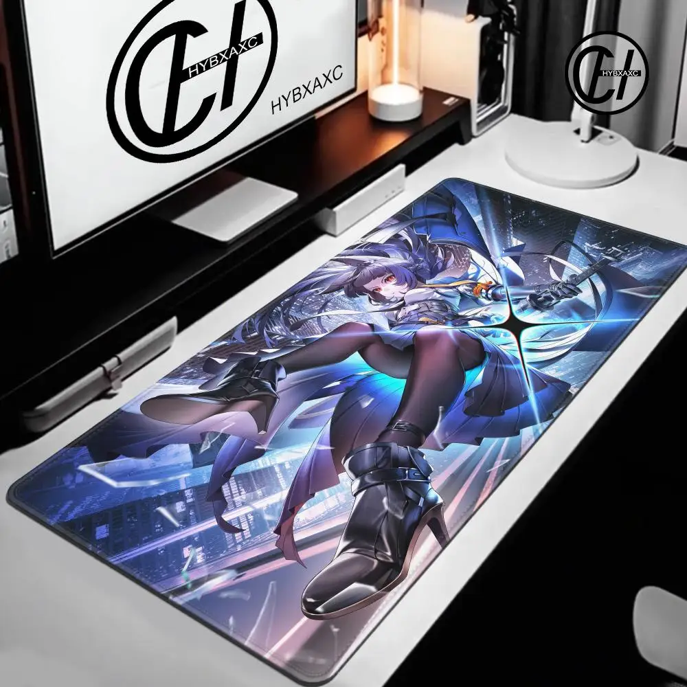 Zenless Zone Nul Hoshimi Miyabi Muismat Gaming Accessoires Computer Muismat Anime ZZZ Toetsenbord Kantoor Pads Rubber Muis Matten