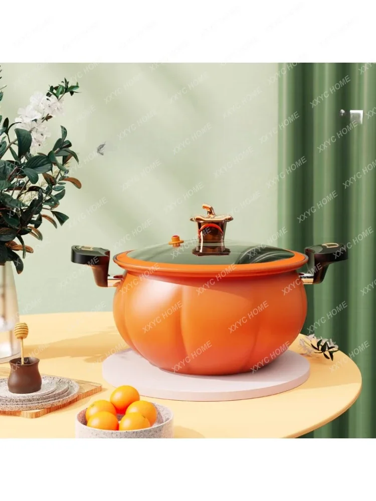 Low Pressure Pot Multi-Functional Household Pumpkin Pot Dual-Sided Stockpot