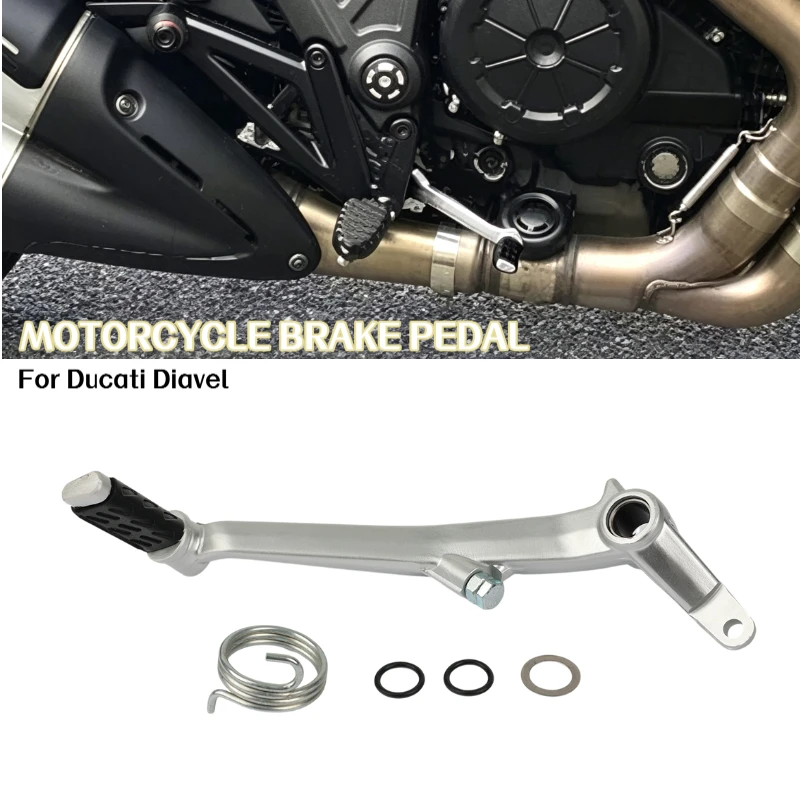 Motorcycle Rear Brake Lever Pedal/Gear Shift Lever Shifter For Ducati Diavel Carbon 2012-2017 1200 FL 2018 1200 Diesel 2017