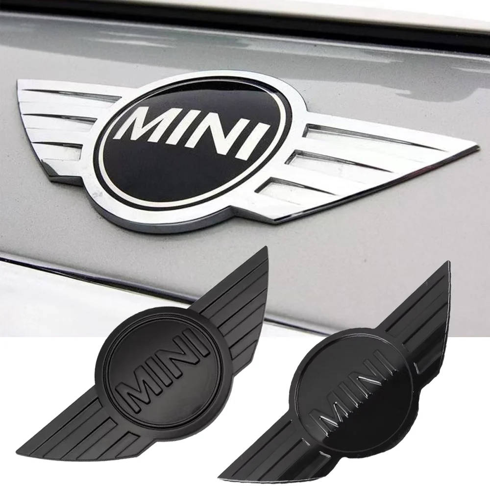 ABS Car Rear Front Hood Emblem Badge Decoration for BMW Mini Cooper R55 R56 R60 R61 Replacement Logo Auto Styling Accessories