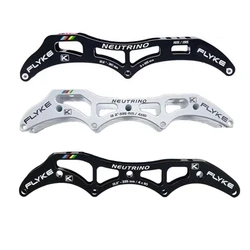 FLYKE NEUTRINO Speed Inline Skate Frames 3x125 4x110 3x110 4x100 3x100 4x90 mm Skates Base Aluminium Alloy CNC 150-195 Chassis