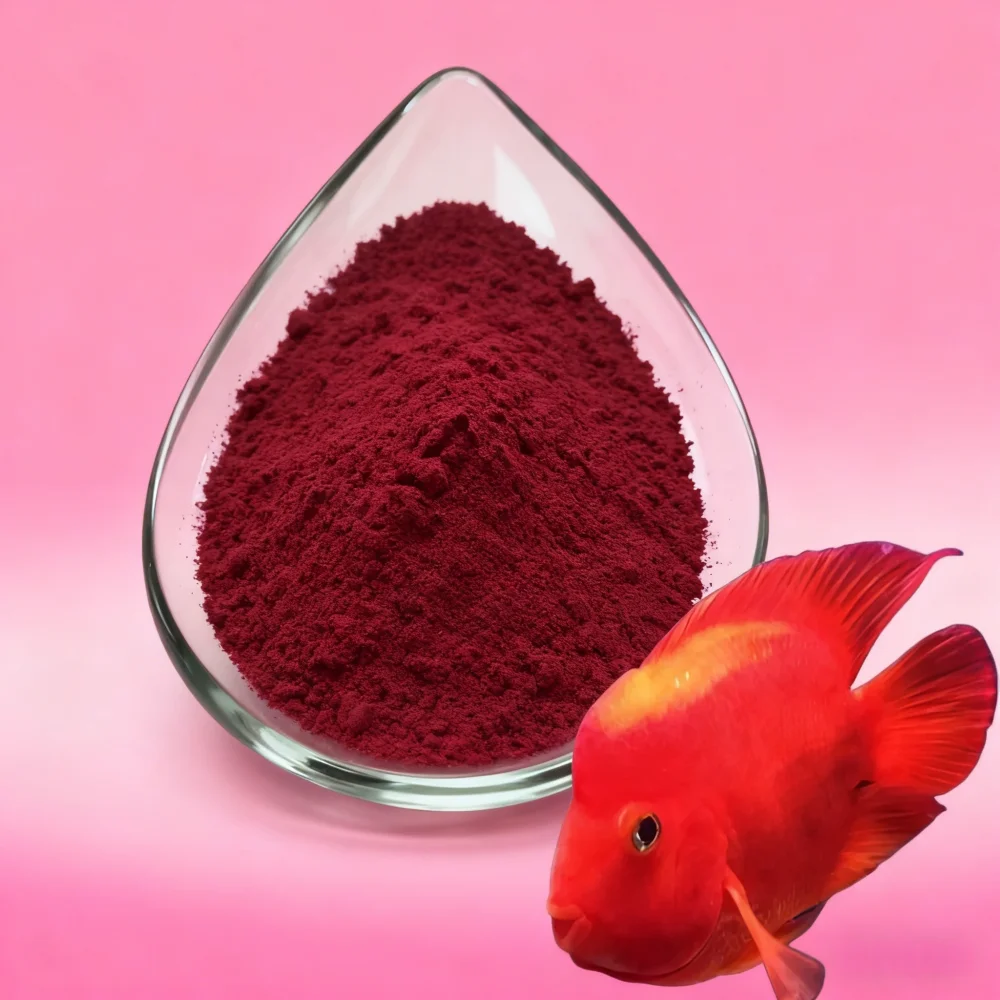 

Pink Astaxanthin Powder CAS 472-61-7 – EU 2015/1415 Fish Feed Additive for Coloring​