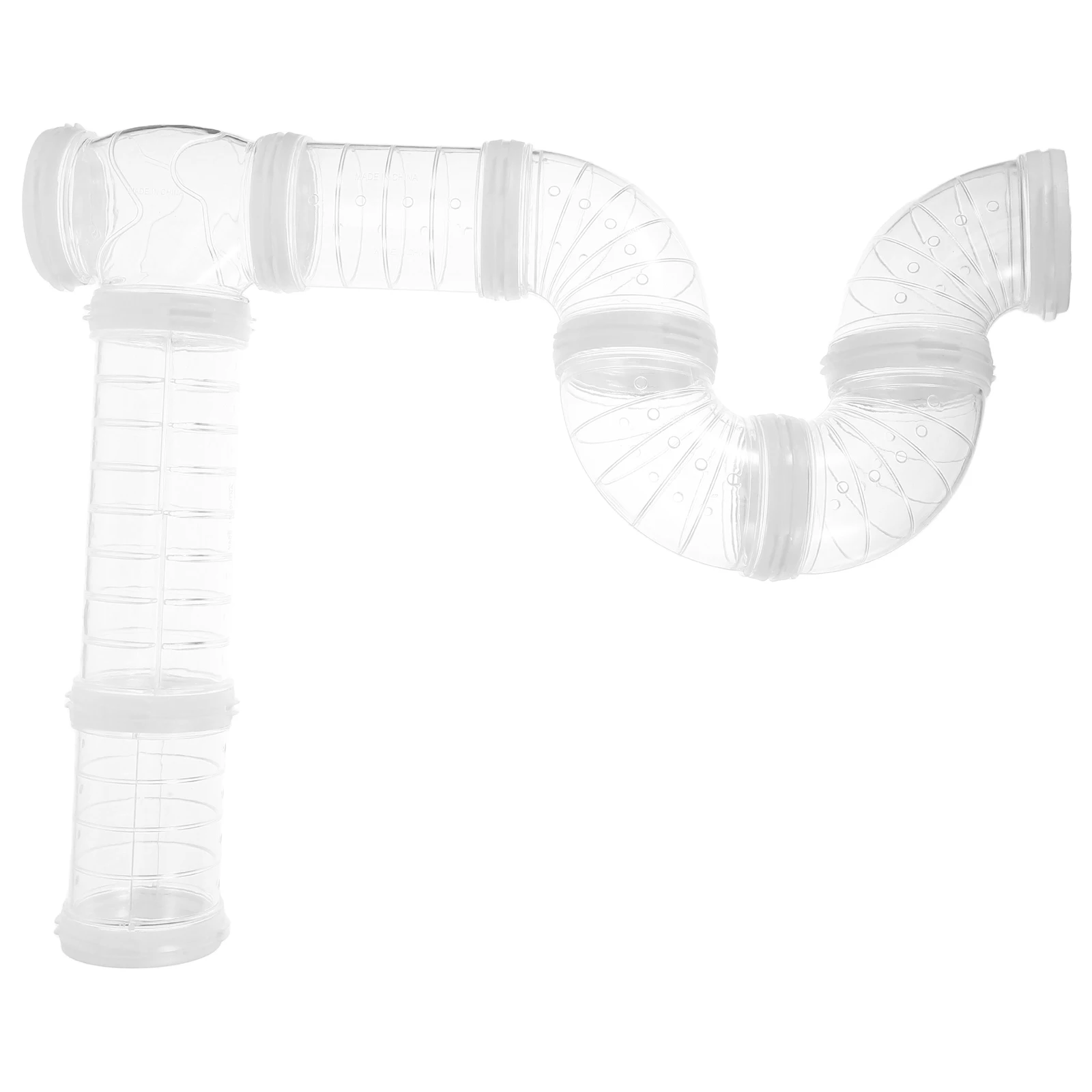 

1 set 1 Set Pet Exercise For Small Animals Expandable Hamster Tube Diy Play Tunnel Transparent Plastic Tunnel Connection For Rat